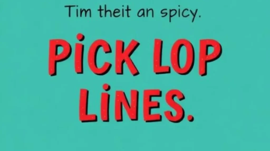 pick up lines spicy