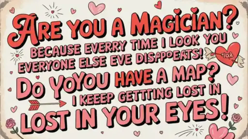 Cheesy Valentines Day Pick Up Lines